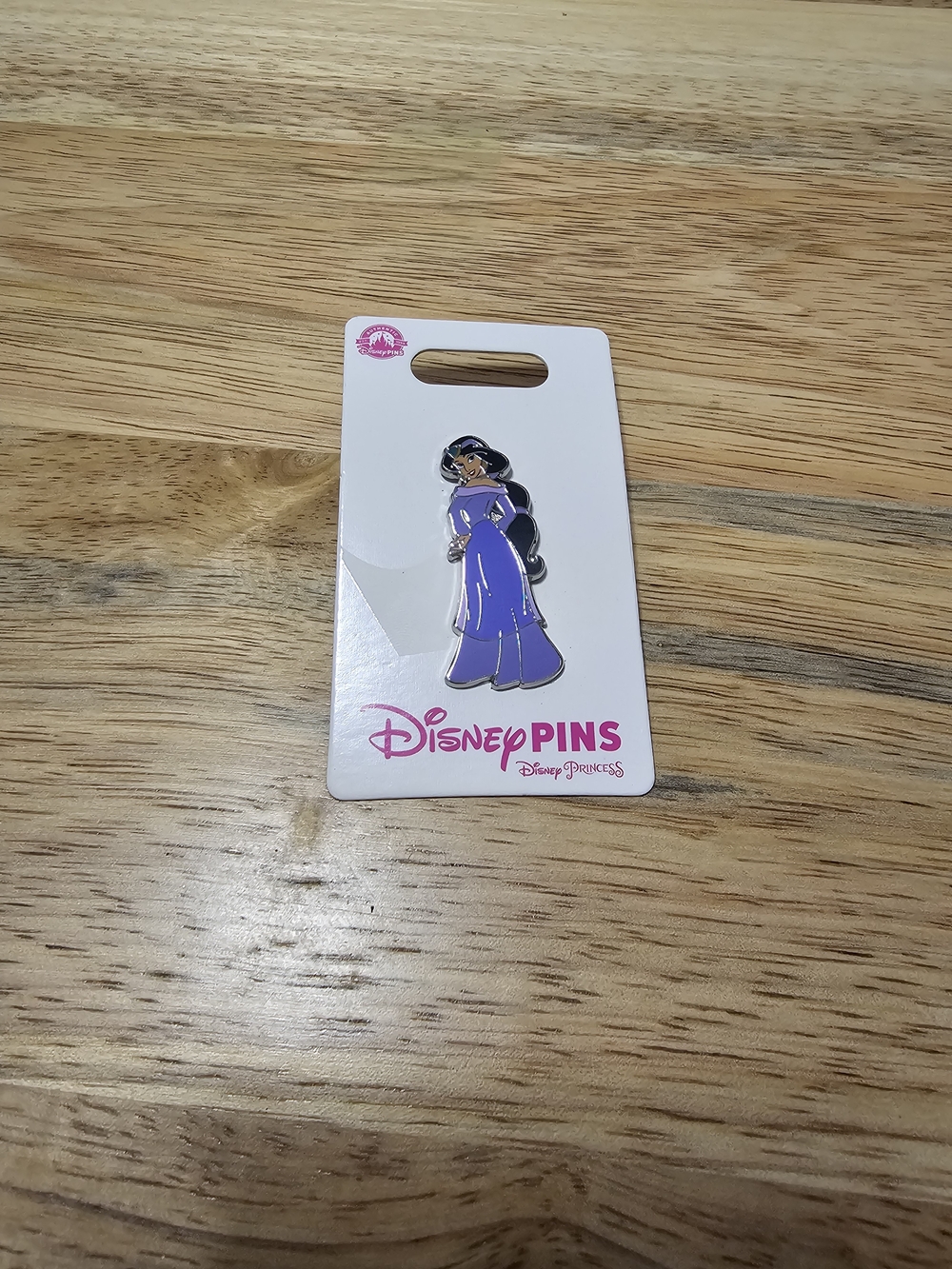 Disney Princess Jasmine Purple Enamel Pin